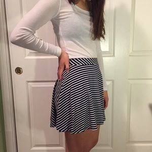 Striped Circle Skirt